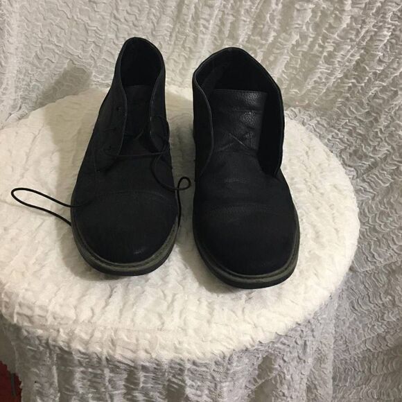 Perry Ellis Black Chukka Boot Shoes Size 9 Men's - Picture 4 of 9